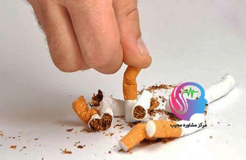 ترک سیگار با غذا