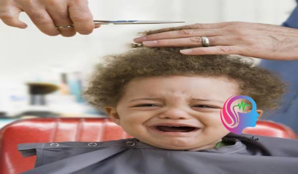 Childrens fear of the hairdresser ترس کودکان از کوتاه کردن مو و آرایشگاه رفتن