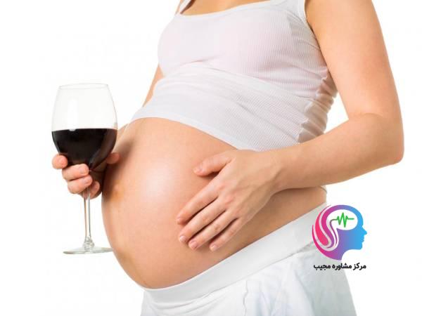 تاثیرات مصرف الکل والدین بر روی جنین